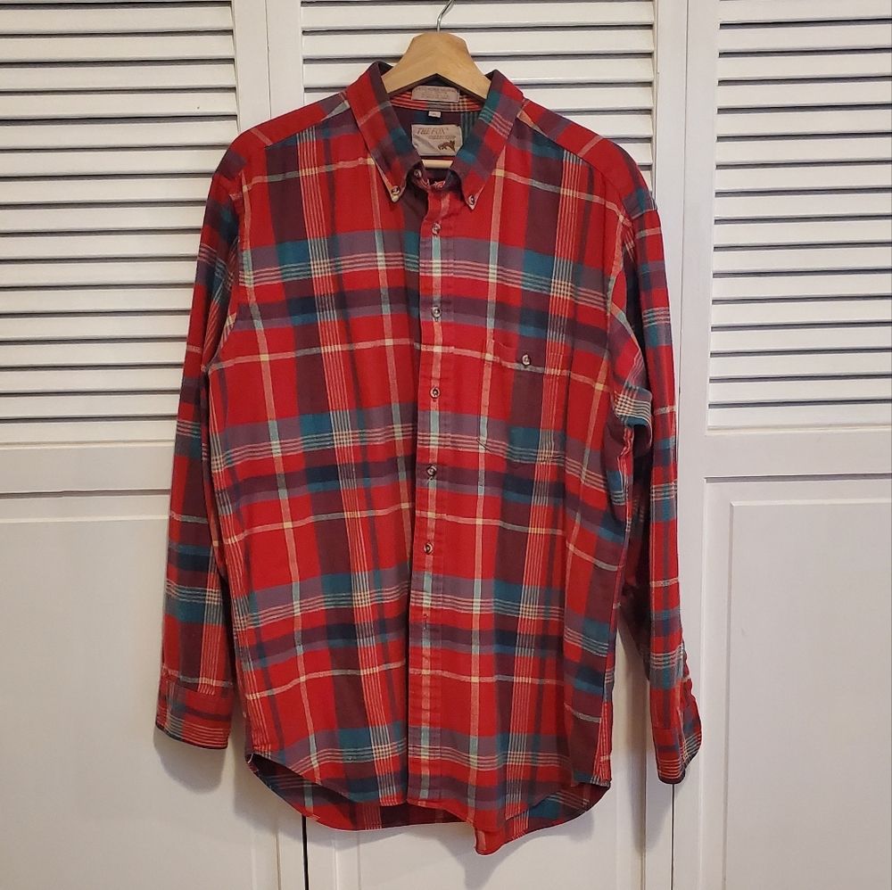 The Fox Collection Men's Vintage Flannel Shirt